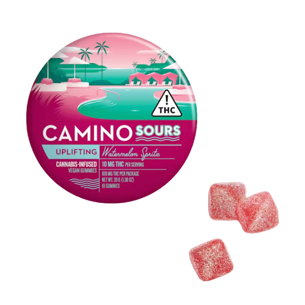 Camino Sours Gummy 10pk / Uplifting Watermelon Spritz 10mg D9